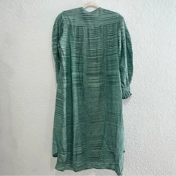 Ulla Johnson Fiora Striped Cotton-Voile Midi Dress